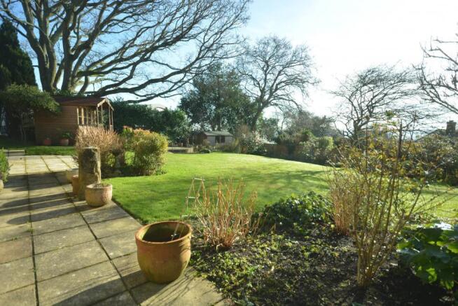 Patio & rear garden