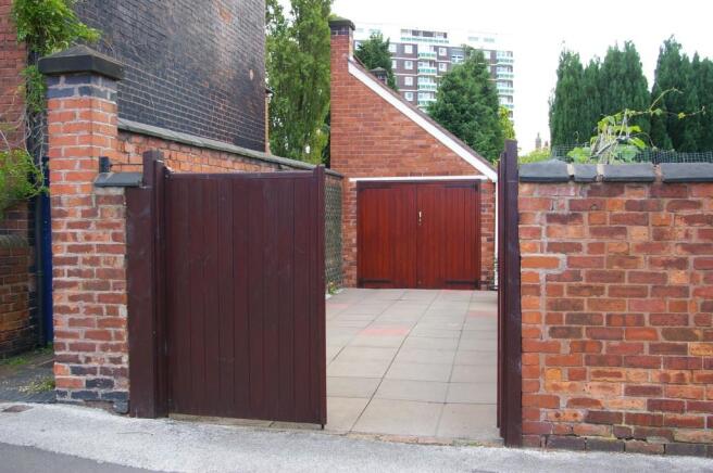 Rear Driveway