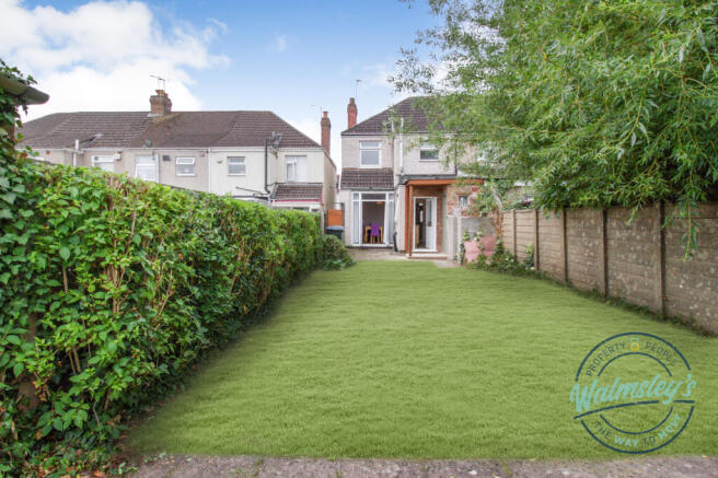 Rear gardens & elevation