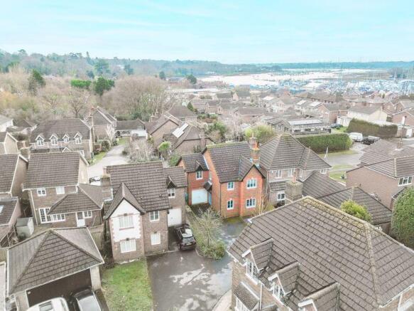 Aerial View to Swanwick Quay