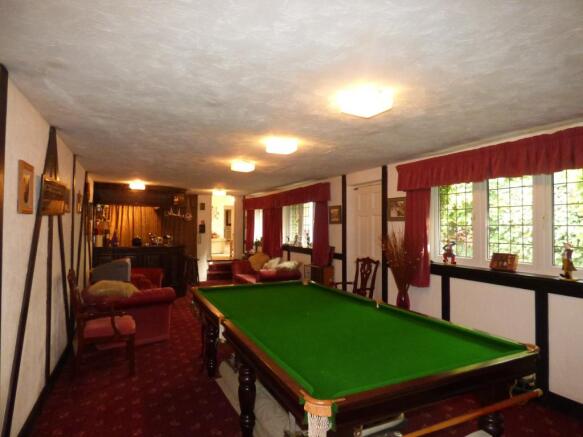 Games room/bar room
