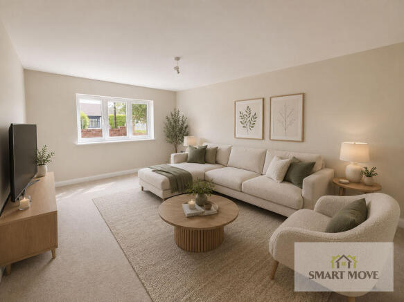 Virtually Staged Lounge