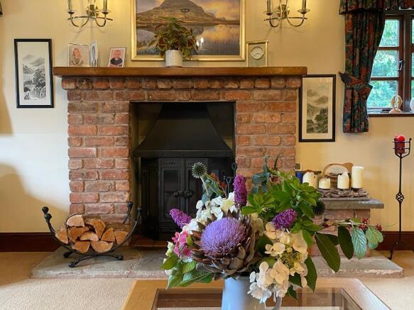 Comforting log burner