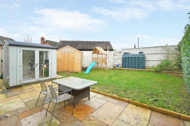 Paved terrace