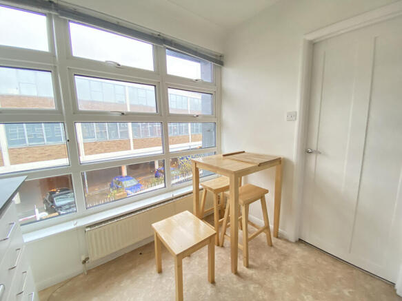 breakfast area in...