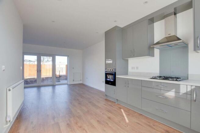 Open-Plan L-Shaped Living/Kitchen/Dining Room