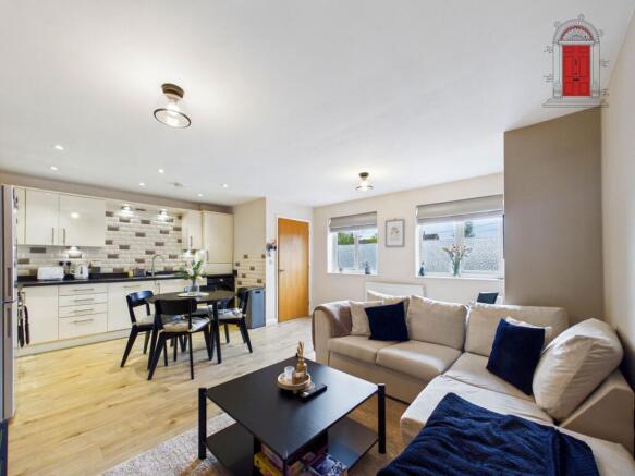 Open Plan Lounge and Kitchen