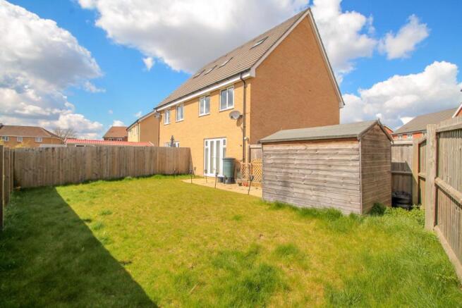Rear of property