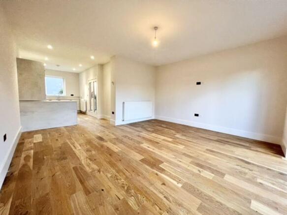 Open plan living diner kitchen