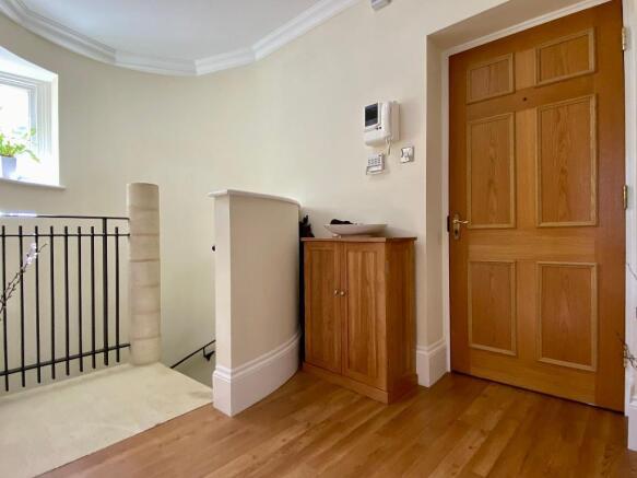 Landing and rear entrance door