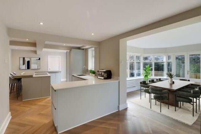 Family Living Kitchen area