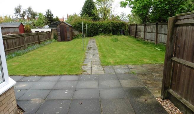 Rear garden