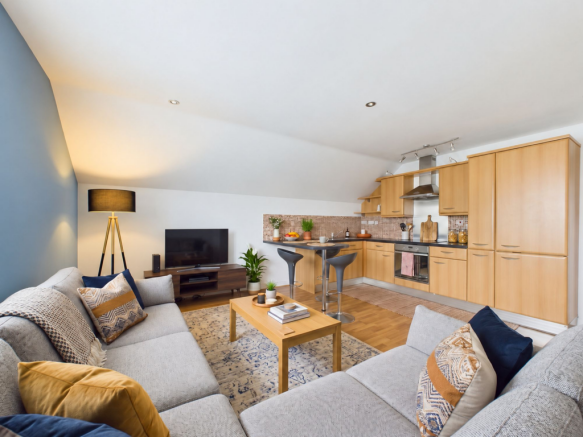 Open Plan Living Kitchen (Virtually Furnished)