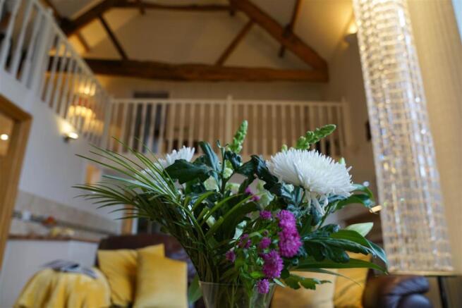 Stunning vaulted ceiling