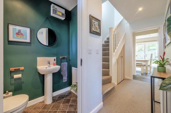 Hallway and guest WC