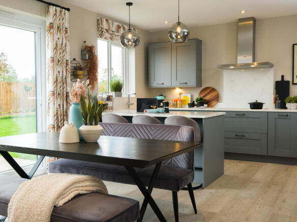 Kitchen / dining of the Sunningdale, a 4 bedroom house