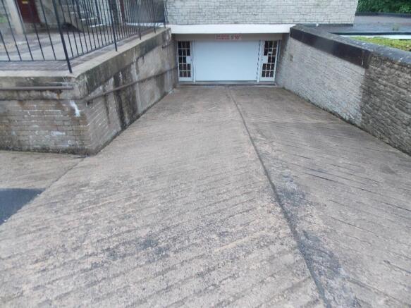Parking entrance