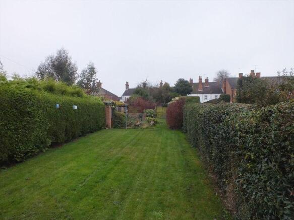 Lawned rear garden