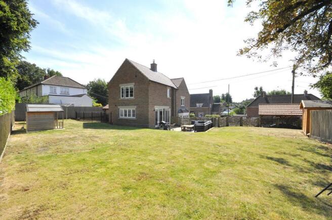 Large private fully enclosed rear garden
