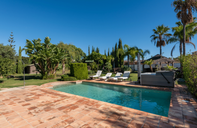 Pool and garden