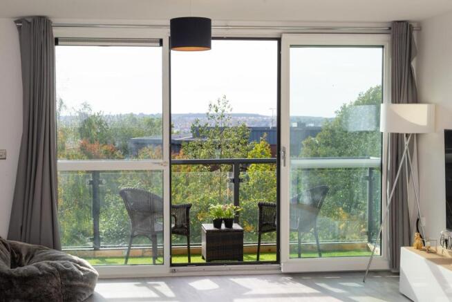 View from living roo