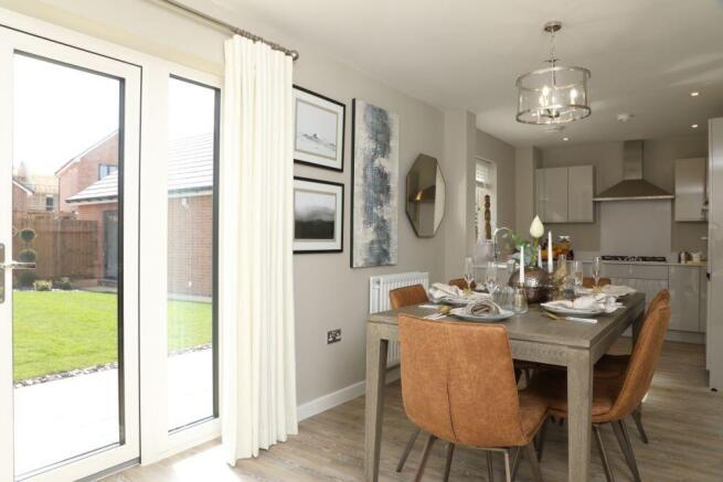 2 Meadow Fields The Derby Internals Kitchen and Dining Area