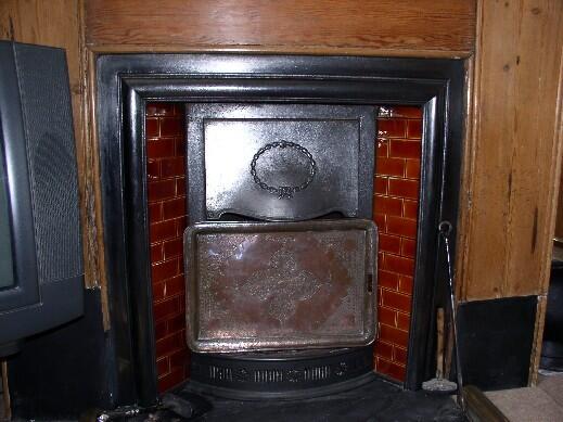Snug fireplace