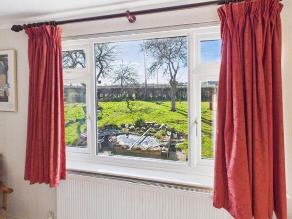 View over front garden