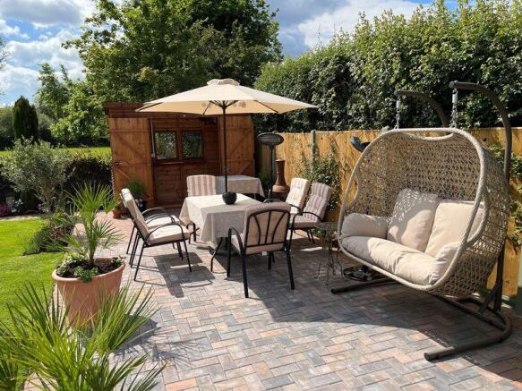 Patio area from the Summer