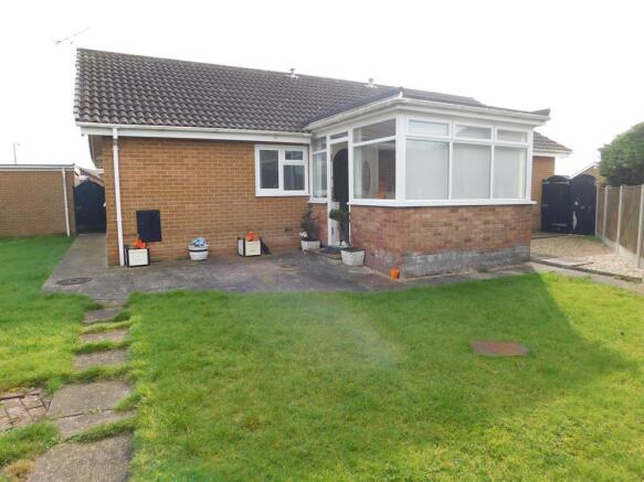 REAR OF BUNGALOW