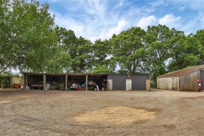Four Bay Open Cart Shed