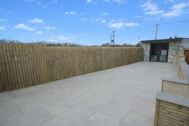 rear patio and garden room
