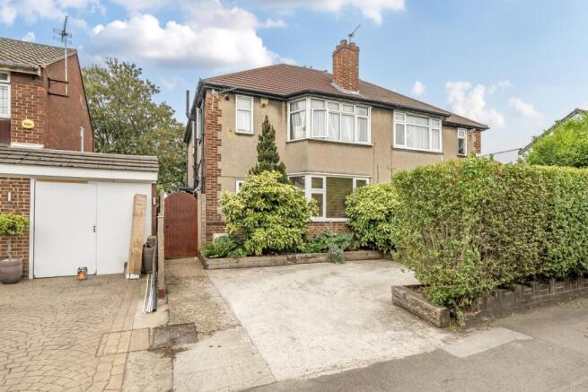 Front exterior and driveway