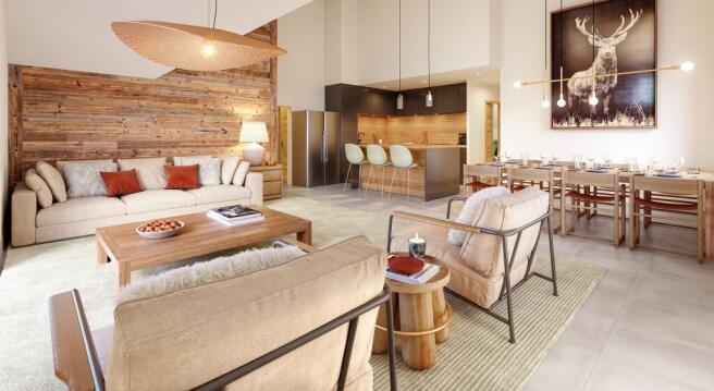 The living rooms