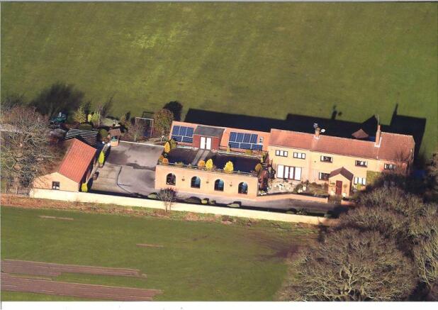 Close up aerial