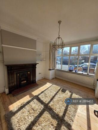Large Living Room With Featured Fireplace