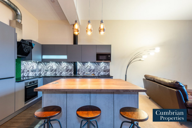 Open-Plan Kitchen Area