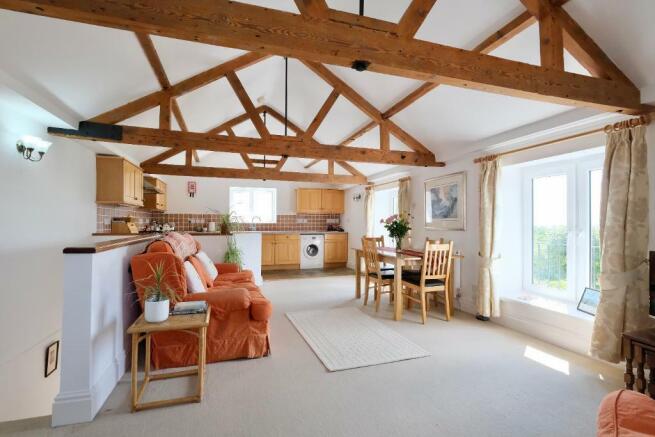 Light & bright sitting/dining/kitchen
