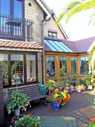 Rear of Property and Decking