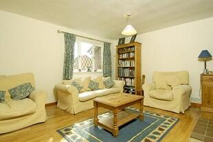 Ample living room