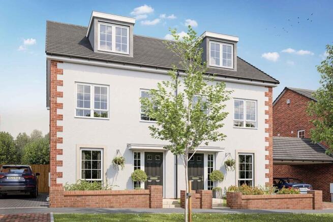 Artist's impression of a typical Owlton home