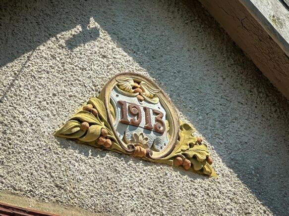ENTRANCE PORCH & DATE PLAQUE