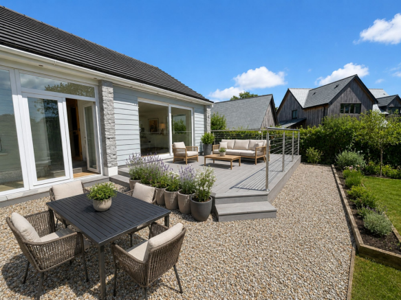 external decking - Furniture staged