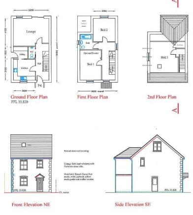 Detached 3 Bed 3 Storey Elevation and Floor plan.j