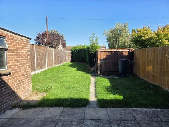 Rear garden