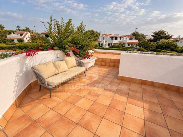 Semi-detached villa with sea views in Cap d'Artrutx
