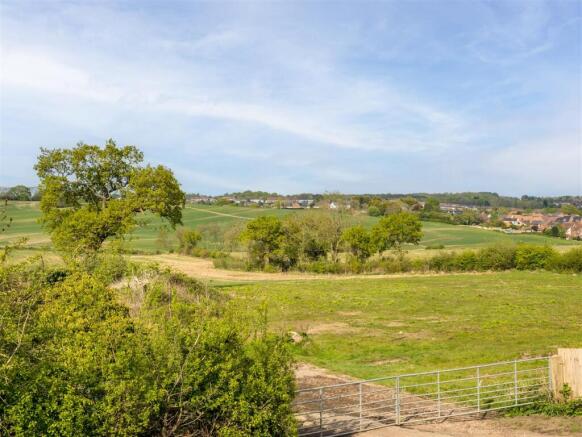 View over fields
