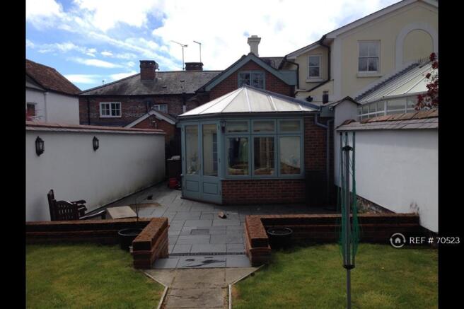 View From Annex Towards House (Painted Green)