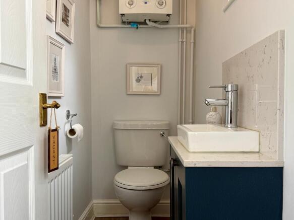 Downstairs cloakroom