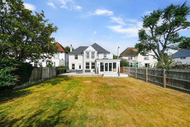 Rear of property